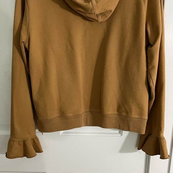 J. Crew Flare Cuff Hoodie Sweatshirt Womens 
Melted Caramel Size Large comfy - Picture 9 of 14